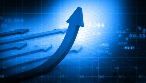 Grafico delle frecce aziendali — Foto Stock