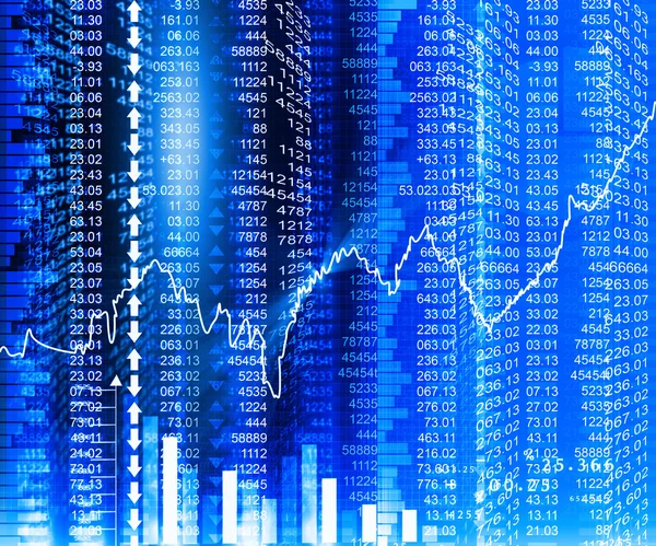 Börsendiagramm — Stockfoto