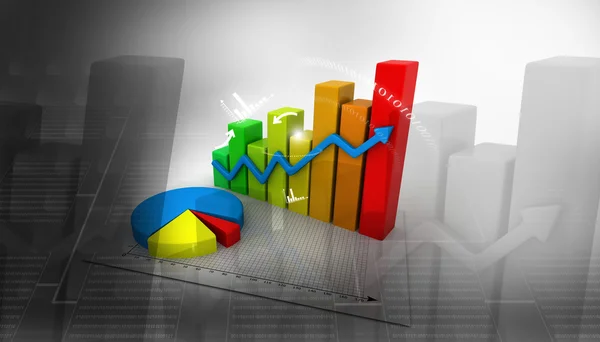 Business Graph — Stock Photo, Image