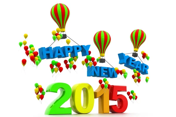 3d rendu de Bonne année 2015 — Photo