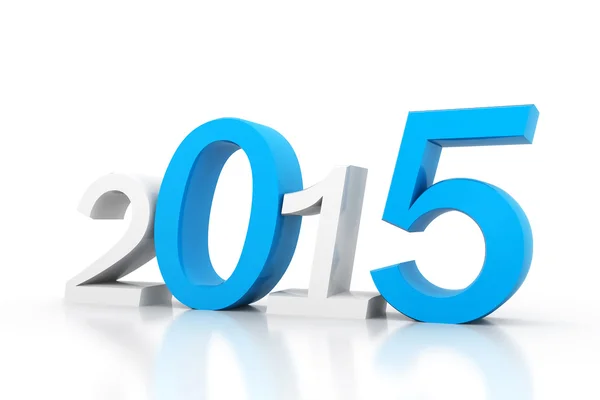 3d renderizado de feliz año nuevo 2015 — Foto de Stock