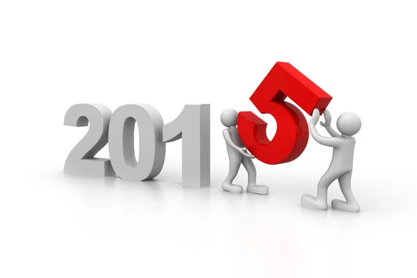 3d rendu de Bonne année 2015 — Photo