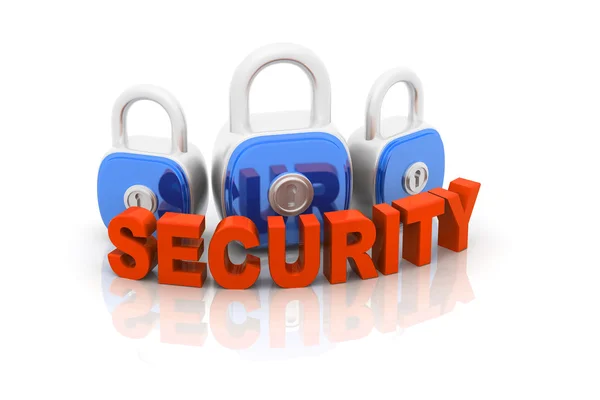 Security Padlock — Stock Photo, Image