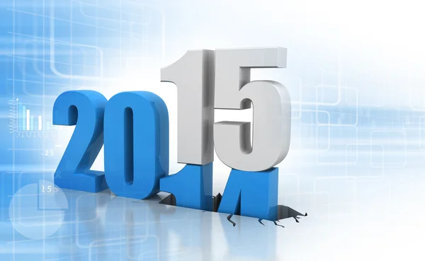 Feliz ano novo 2015 — Fotografia de Stock