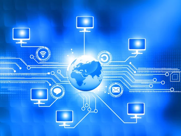 Global computer Network — Stock Photo, Image