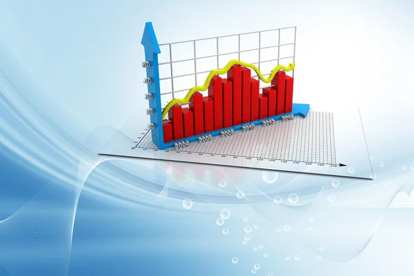 Wirtschaftsgrafik — Stockfoto