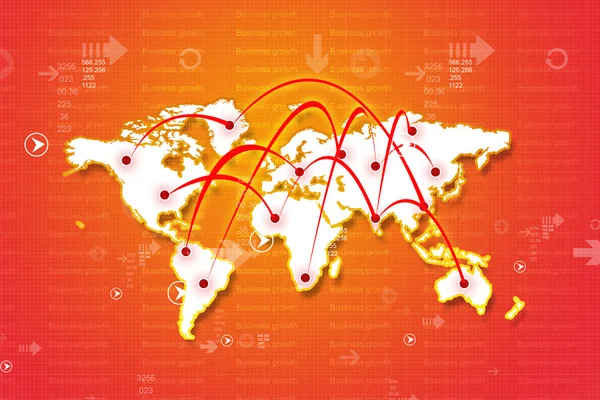 Global business network — Stock Photo, Image