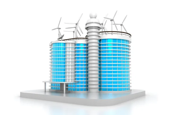 3D building model — Stock Photo, Image