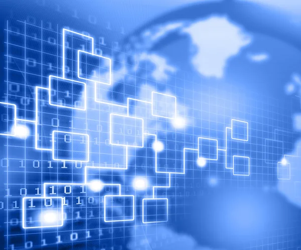 Concepto de diagrama de flujo de Business Network — Foto de Stock