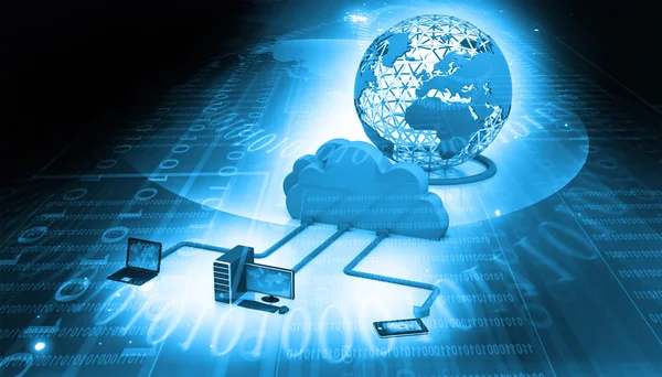 Cloud computing-concept — Stockfoto