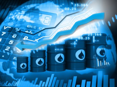 Petrol varil düşen petrol fiyat grafik ile