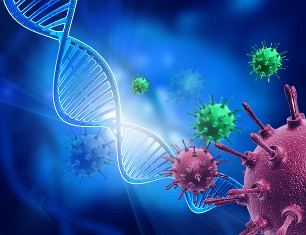 Virüs saldırısı Dna üzerinde