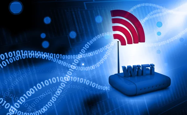 WiFi internet router switch modem — Stockfoto