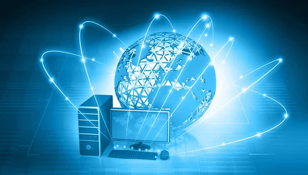 Global computer Network — Stock Photo, Image