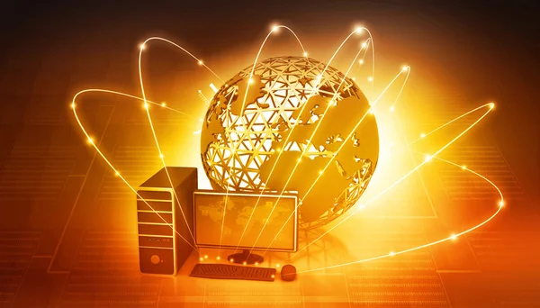 Global computer Network — Stock Photo, Image