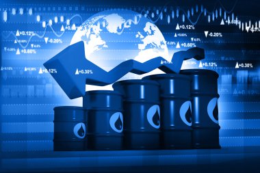 Petrol varil düşen petrol fiyat grafik ile