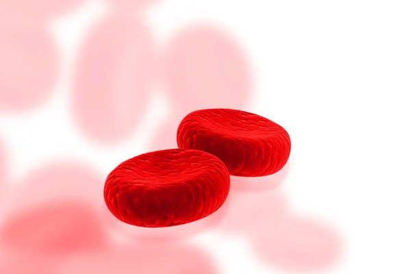 ヒトの血液細胞のストリーミング — ストック写真