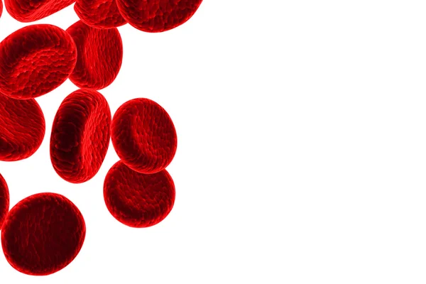 Fluxo de células sanguíneas humanas — Fotografia de Stock
