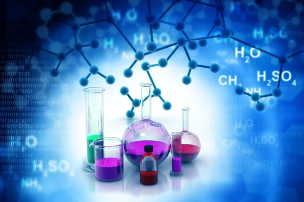 Laboratório de química ou pesquisa — Fotografia de Stock