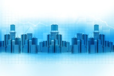 Kentsel şehir 3D render