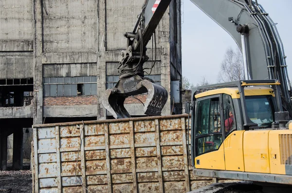 Riciclaggio di rottami metallici — Foto Stock