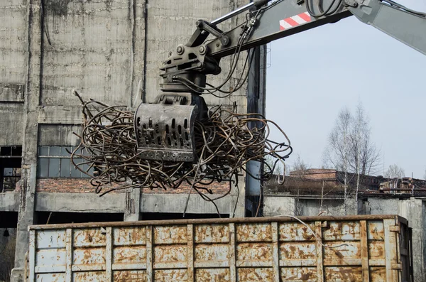 Riciclaggio di rottami metallici — Foto Stock