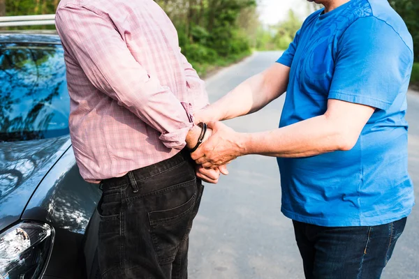 The arrest of a man — Stock Photo, Image