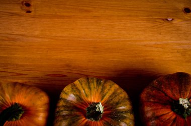 Cadılar Bayramı için olgunlaşmış kabaklar.