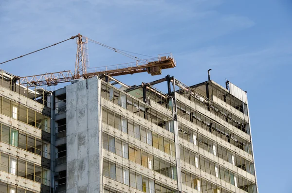 Demolition skyscraper. — Stock Photo, Image