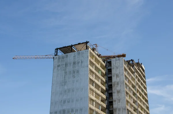 Demolition skyscraper. — Stock Photo, Image