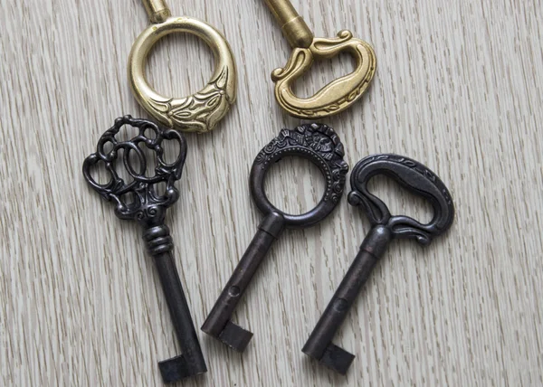 Old keys set — Stock Photo, Image