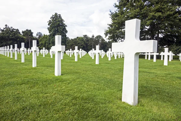 Cimetière américain à Colleville-Sur-Mer, Normandie, France . — Photo