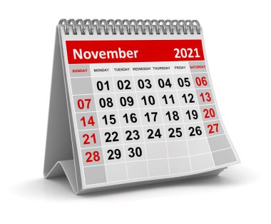 Kasım 2021, bu bilgisayar tarafından oluşturulmuş 3 boyutlu bir görüntü. Beyazda izole edilmiş.