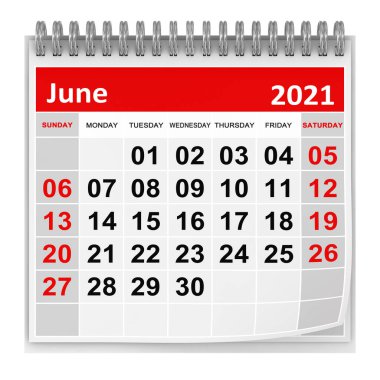 Haziran 2021, bu 3 boyutlu bir bilgisayar tarafından oluşturulmuş görüntü. Beyazda izole edilmiş.
