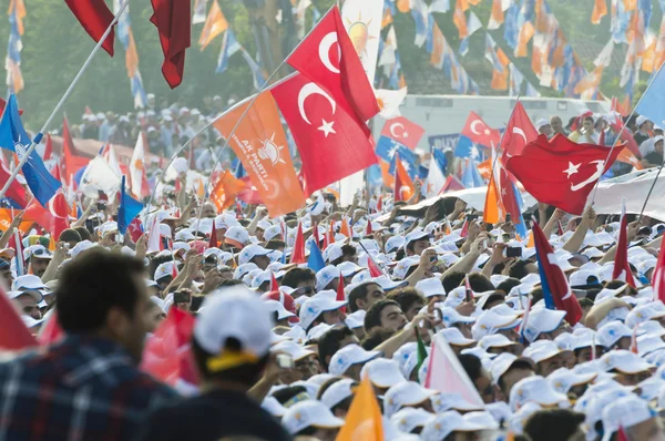 Respect to National Will - Rally in Istanbul — Stock Photo, Image