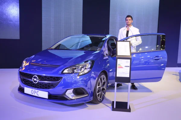 Opel Corsa azul OPC —  Fotos de Stock