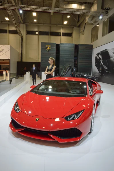 Lamborghini rojo Huracán —  Fotos de Stock