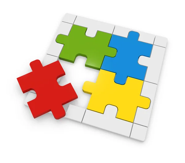 Colorful Puzzle — Stock Photo, Image