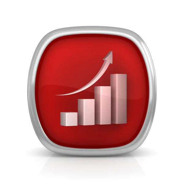 Chart icon — Stock Photo, Image