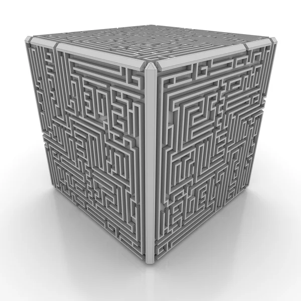 Box maze — Stockfoto