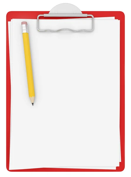 Notepad and pencil — Stock Photo, Image