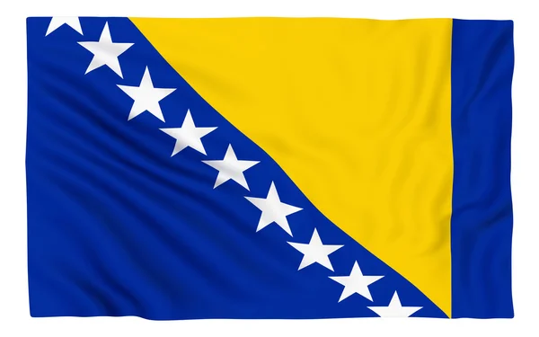 Bandeira da Bósnia e Herzegovina — Fotografia de Stock