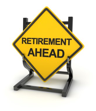 Yol işaret - emeklilik devam