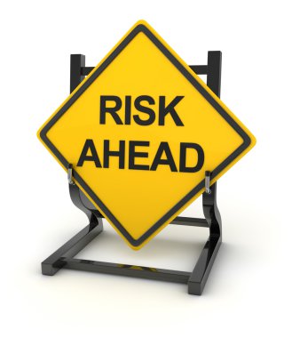Yol işaret - risk devam