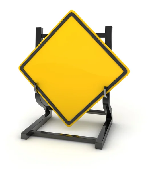 Road sign - blank — Stock Photo, Image