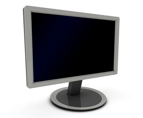 Prázdný monitor — Stock fotografie