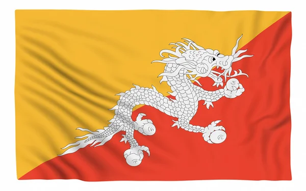 Прапор Бутану — стокове фото