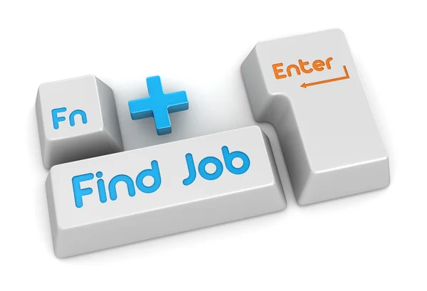 Find Job button — Stock Photo, Image