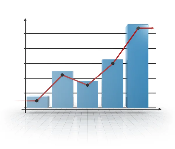 Üzleti diagram — Stock Fotó