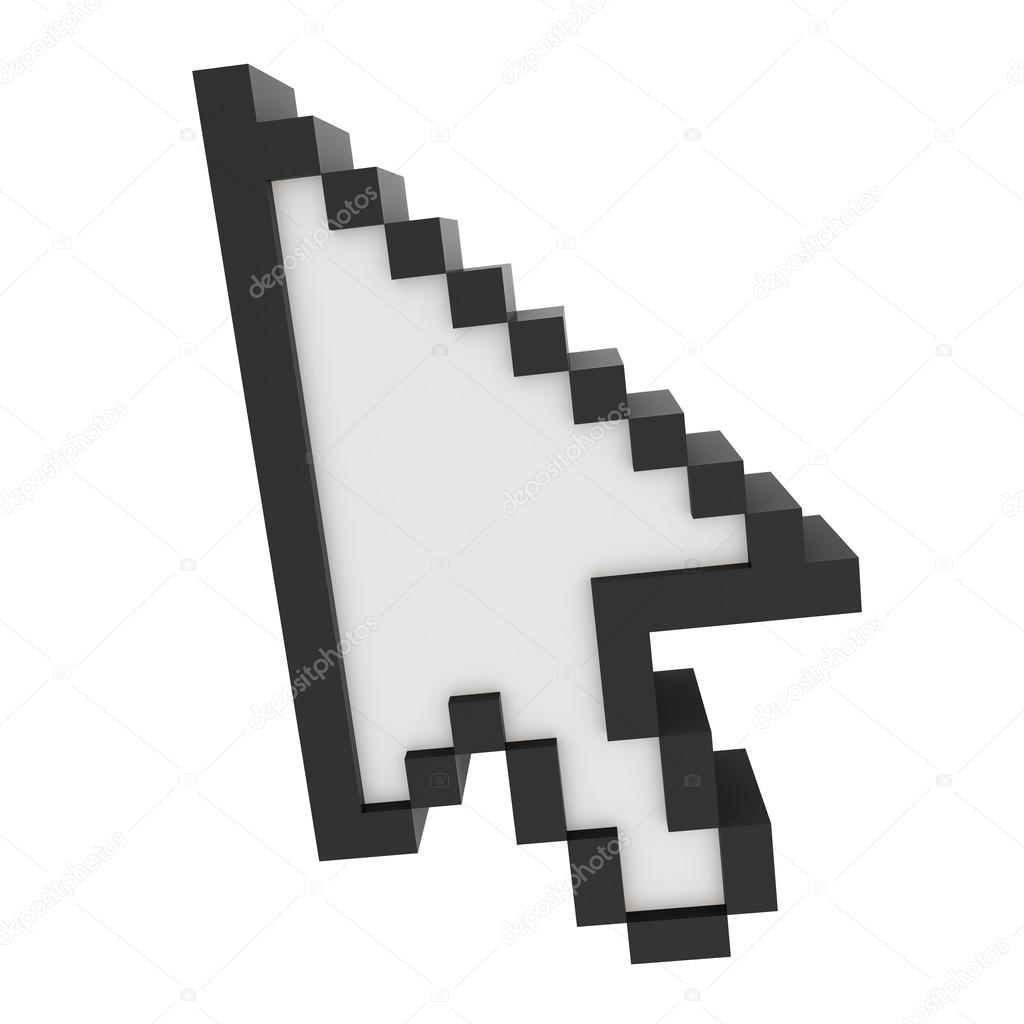 Pixelated cursor